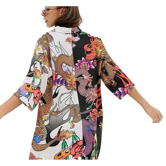 NWT Jaded London Multicolor Shirt Short Sleeve Unisex Size XL NEW - Picture 4 of 9